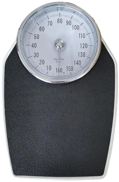 Mechanische Personenweegschaal - Gewicht Meetapparaat - Gewichtscontrole Thuis - Robuust Ontwerp - Tot 160kg