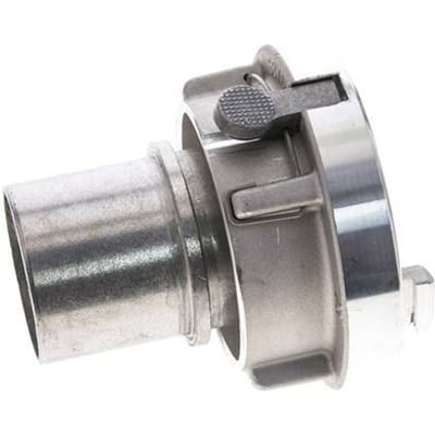 52-C (66 mm) Gesmeed Aluminium Storz-koppeling 50 mm Slangpilaar Draaibaar met Vergrendeling voor Klemschaal Montage