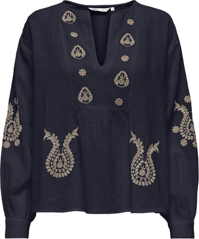 ONLY - ONLMOON L/S EMB TOP WVN NOOS - Meisjes - Blouses