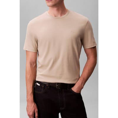 Calvin Klein Ss Supima Chest Emboidery Tee Ancient Marble Taglia: XL | Magliette basic Outlet | Uomo