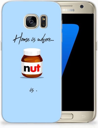 Samsung Galaxy S7 Siliconen Case Nut Home