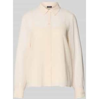 regular fit blouse in semitransparante look