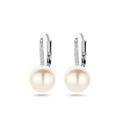 oorhangers parel en zirkonia brisur haak