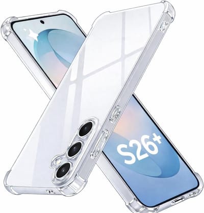 Siliconen Backcover - Schokbestendig - Transparant - Hoesje Geschikt voor: Samsung Galaxy S26 Plus