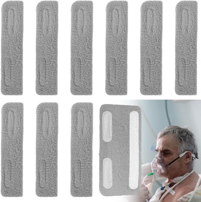 Zachte Nasale Cannule Oorkussens - 10 Stuks voor Comfort en Pijnverlichting bij Zuurstofgebruikers, Voorkom Wangenletsel en Verbeter het Draagcomfort