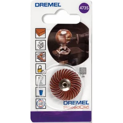 Dremel EZ SpeedClic: detailpolijstschijf korrelgrootte 220 - 473S