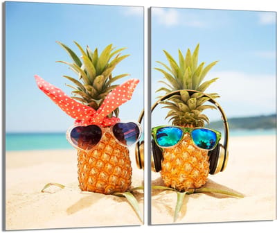 TMK ArtDeko - Snijplank - 2x30x52 - Ananas - Smaakvol Ontwerp
