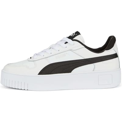 PUMA Carina Street Dames Sneakers - Wit/Zwart