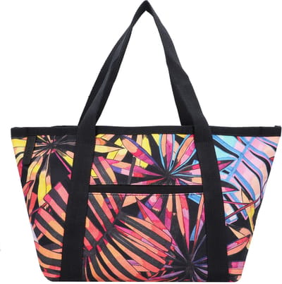Desigual Shopper Schoudertas Tropical Beach Merida Rev Shopping Bag Jaune Kleurrijke