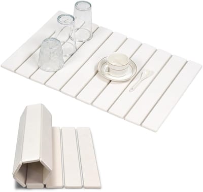 Unyqoos® Waterabsorberende opvouwbare afdruipmat voor keuken en gootsteen 39x38,5 cm