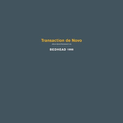 Bedhead - Transaction De Novo (LP) (Coloured Vinyl) (Limited Edition)