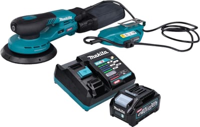 Makita BO 002 CGM101 Accuschuurmachine 40 V max. 150 mm 5,0 mm slag Borstelloos + 1x accu 4.0 Ah + lader