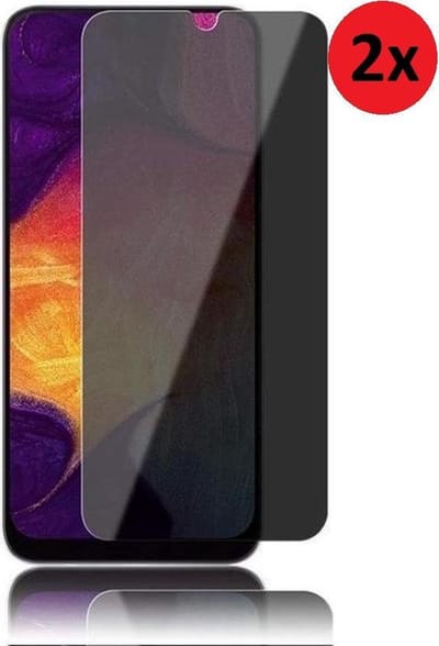 Geschikt voor Samsung Galaxy F62 Privacy Screenprotector - Samsung Galaxy M62 Privacy Screenprotector - Samsung F62 Privacy Tempered Glass - Samsung M62 Privacy Tempered Glass 2x