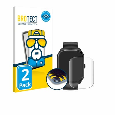 BROTECT - Screenprotector voor Qecnato S68 1.95" - Folie Beschermfolie transparant volledig dekking - 2 Stuks