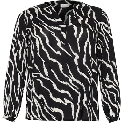 Damesblouse met lange mouwen KAFFE Curve Mirta Tilly