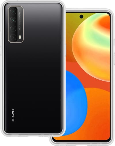 Hoesje Geschikt voor Huawei P smart 2021 - Sterk & Shockproof - Hoes Cover - Siliconen Case - Transparant