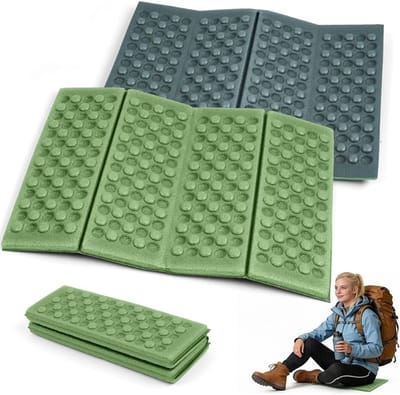 Draagbaar en Waterdicht Vouwbaar Campingkussen, Lichtgewicht Zitkussen voor Wandelen, Picknick en Stranduitjes