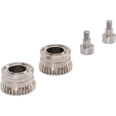 Extruder Tandwiel Kit Set Gehard Staal Nikkel Plated Volledig Metaal Hoge Hardheid Vervanging voor K1 Maximum gray
