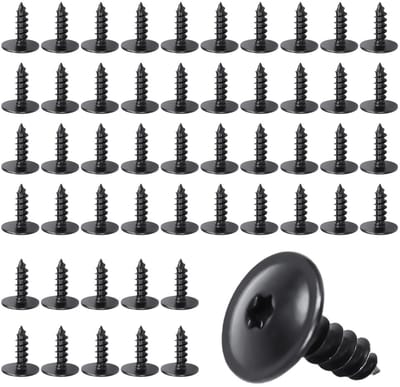 SnelShoppen - 50 Stuks Metaalplaat Schroeven, Zelftappende Schroeven voor Auto's, Carrosserie Schroeven, Fender Schroeven, Meubelaccessoires, M5 x 16m