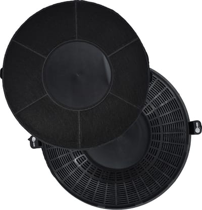 AllSpares Koolstoffilter (2x) voor afzuigkappen geschikt voor Elica Type 48, Type 37 - Whirlpool AMC037 - AEG-Electrolux MCFE06ST- 9029865921 en Atag ACC926 (Ø218mm)