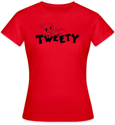 Looney Tunes Tweety Bird T-Shirt Dames