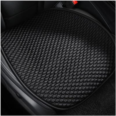 ONF3 - Universele Autostoelhoezen - Zachte Kussens - Antislip - Zwart - Voor Auto Interieur - 2 Stuks - Geschikt voor Voorstoelen