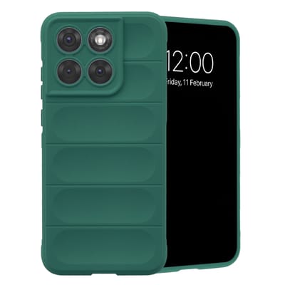 imoshion Hoesje - Geschikt voor Motorola Edge 70 Fusion - EasyGrip Backcover - Donkergroen