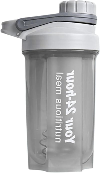 600 ml Protein Shaker voor Eiwitshakes, Lekvrije, BPA-vrije Mixfles met Zeef en Schroefdop