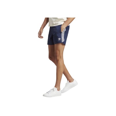Adidas Originals Trefoil Logo Geborduurde Casual Shorts Heren Onderkleding Marineblauw IB9952 XXL black