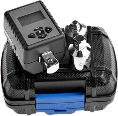 Digitale Momentsleutel - Koppelmeter Adapter - Precisie Werk - Audio Visuele Melding - 10-200 NM - Grijs