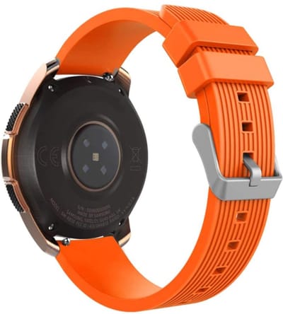 KELERINO. - Siliconen bandje geschikt voor Samsung Galaxy Active / 42 MM - Oranje