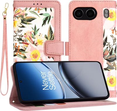 Hoesje geschikt voor OnePlus Nord 4 - Techsuit FlipCraft Book Wallet Case met koord - Sweetheart Pink