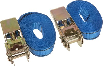 Spanbanden Set - Ratchet Banden - Veilig Vervoer - Eendelig Ratelsysteem - 10x 4.5m - Zwart