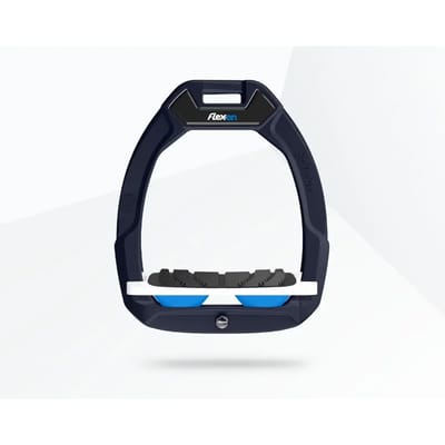 Veiligheidsstijgbeugels Paardrijden Verpakt Grip Groen/Wit/Blauw Flex-On Safe-On