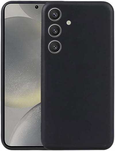Zwart Dun TPU Hoesje Geschikt voor Samsung Galaxy S24 FE | Back Cover | Lichtgewicht | Ultra Dun | Flexibel | Zacht | Doorzichtig