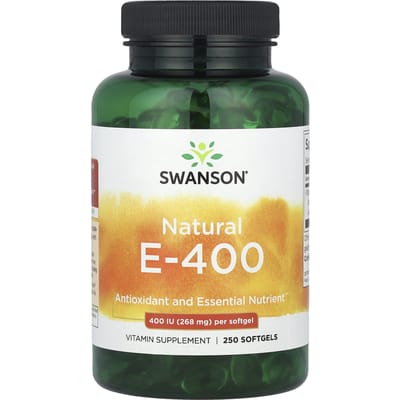 Vitamine E, 400 IE, 250 Softgels