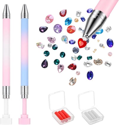 Diamond Art Wax Pen Set - Steentjes Picker Tool - Nail Art Maken - Roterende Wax Dispenser - 15 cm