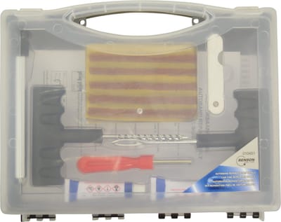 Benson 28-delige bandenreparatieset - auto, motor, scooter - met meeneemkoffer