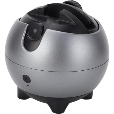 360 Auto Gezichtsherkenning Telefoonhouder 360 Rotatie Auto Gezicht Lichaamsbeweging Tracking Camera Telefoonhouder black