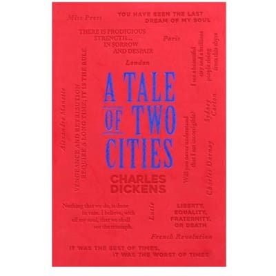 A Tale Of Two Cities - Word Cloud Classics - Charles Dickens