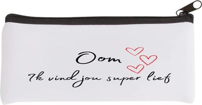 Akyol - oom ik vind jou super lief Etui - Oom - de liefste oom - verjaardag - cadeautje voor oom - oom artikelen - kado - geschenk - 20 bij 9 cm