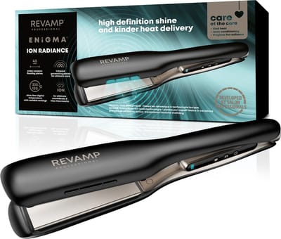 Revamp Luxe 45 mm Stijltang - 130°C tot 235°C - Ultra snelle opwarming - LCD scherm - Extra brede platen - Ionentechnologie - Extra Breed - ST3000