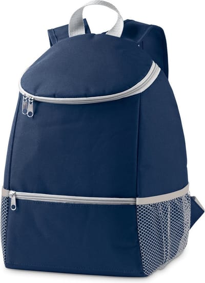 Koeltas - rugtas/rugzak - 28x14x34 cm - 10 liter - Blauw - Koeltassen - Koelrugzak