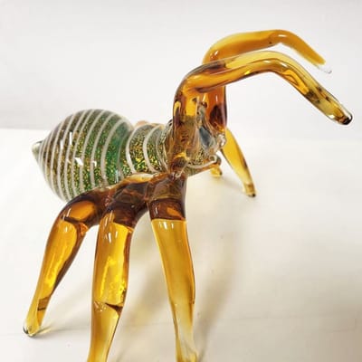 AL - Krab - Bruin - Glaswerk - 23 x 27 cm
