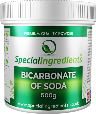 Sodium Bicarbonaat - 500 g - Bicarbonate of Soda - 100% Zuiver Poeder - Aluminiumvrij Rijsmiddel - Voor Bakken & Moleculair Koken - Moderne Gastronomie - Moleculair Koken - Hersluitbare Pot - Recycled Plastic