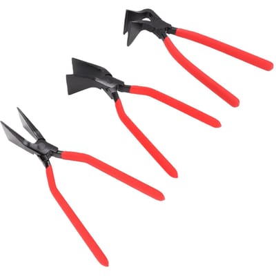 Ensemble de 3 pièces Pliage de tôle Ensemble droit 45 degrés 90 degrés Pliage Main Pince à ourler pour Atelier de Toiture