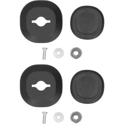 Lot de 2 boutons de rechange pour couvercle de casserole, poignée de maintien avec vis, accessoires pour ustensiles de cuisine gray