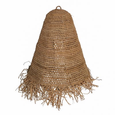 PTMD Kaj natural woven sisal raffia lampshade