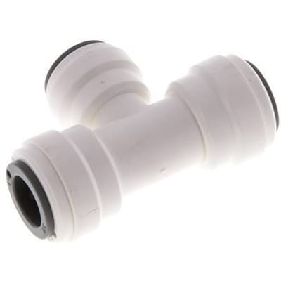 3/8'' x 5/16'' T-koppeling POM Insteekfitting FDA EPDM [2 Stuks]