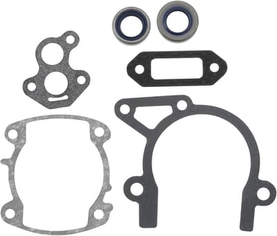 6-delige Set Motorpakking voor Uitlaatcilinder met Olieafdichting Geschikt voor Stihl TS410 TS420 TS500i Snijzaag, OEM 4238 007 1003